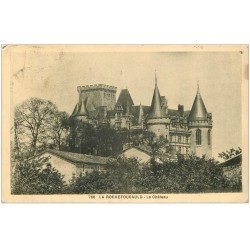 carte postale ancienne 16 LA ROCHEFOUCAULD. Le Château 1931