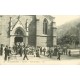 2 x Cpa 38 ALLEVARD. Sortie de Messe 1917 et intérieur de l'Eglise 1910