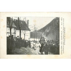 38 Expulsion des Chartreux 1903 les Pères se rendent à l'Hôtellerie des Dames du Procureur de la République
