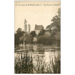 carte postale ancienne 16 La Touvre à Fissac environs de Ruelle