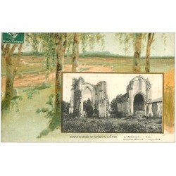 carte postale ancienne 16 L'ABBAYE 1909 environs d'Angoulême