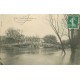 78 POISSY. Pont Ile de Migneaux inondations de 1910