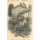 38 ALLEVARD. Un Coin pittoresque sur le Bréda avec Hôtel Véry 1904 et personnage dans les arbres