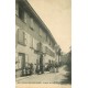 38 ALLEVARD. Hôtel du Commerce bien animé 1917