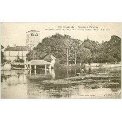 carte postale ancienne 16 MAGNAC-TOUVRE. Papeteries