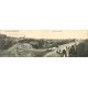 LUXEMBOURG. Boulevard du Viaduc et Passerelle nouveau Pont 1912. Carte panoramique 28 x 8.5 cm