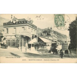 MONTE-CARLO. Galerie Charles III et Smiths Bank à Monaco 1911