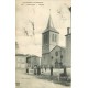 63 LAMONTGIE. L'Eglise avec animation 1910