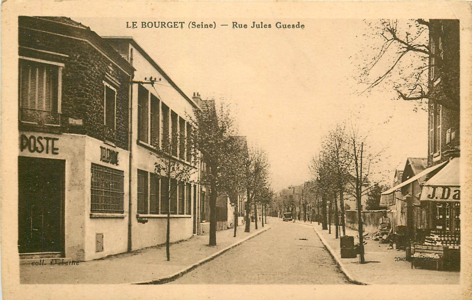 93 LE BOURGET. La Poste rue Jules Guesde