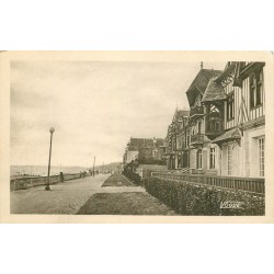 14 CABOURG 3 x Cpa Villas digue-promenade, Jardins Casino et Public