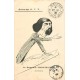 GREVE DES P.T.T. Carte Satyrique politique par Morer 1909