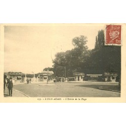 95 L'ISLE ADAM. Entrée de la Plage 1942 Bar Restaurant