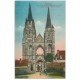 carte postale ancienne 02 SOISSONS. Tours Saint-Jean des Vignes 1923