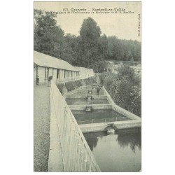carte postale ancienne 16 NANTEUIL-EN-VALLEE. Etablissement de Pisciculture vers 1909