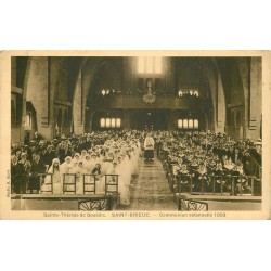 22 SAINT-BRIEUC. Communion solennelle à Sainte-Thérèse de Gouëdic 1933