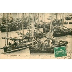 35 CANCALE. Retour de Pêche aux Huîtres 1926