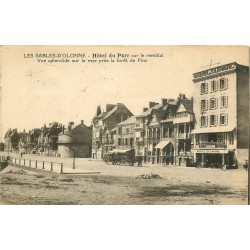 85 LES SABLES D'OLONNE. Hôtel du Parc sur le Remblai 1930 timbre taxe