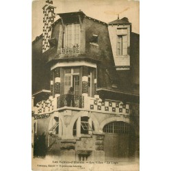 85 LES SABLES D'OLONNE. Les Villas Le Logis 1928 avec personnage au balcon