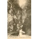 38 ALLEVARD-LES-BAINS. Guide sur Passage dangereux dans les Gorges 1908