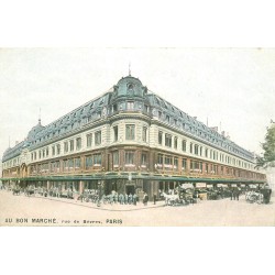 PARIS 07. Au Bon Marché rue de Sèvres vers 1900