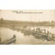 60 COMPIEGNE. Pont de bateaux installé par le Génie français 1915