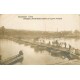 60 COMPIEGNE. Pont de bateaux installé par le Génie français 1915