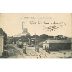 62 BRUAY. Fosse n°1 et les wagonnets de charbon 1915