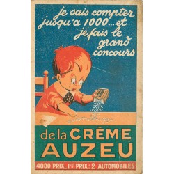 PUBLICITE. De la crème Auzeu avec jeu concours au verso