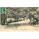 carte postale ancienne 16 RUFFEC. Jardin Public les Allées 1909 avec personnages assis