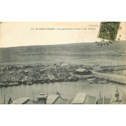 85 LES SABLES D'OLONNE. Bassin et chantiers 1919