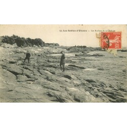 85 LES SABLES D'OLONNE. Rochers de la Chaume vers 1919