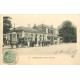 95 ARGENTEUIL. Attelages des Hôtel devant la Gare 1906