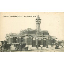 93 AULNAY-SOUS-BOIS. La nouvelle Gare 1916