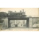 79 BRESSUIRE. Passage d'un Train sur le Pont et Route de Nantes vers 1919