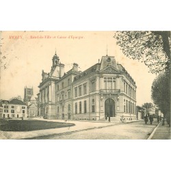 77 MEAUX. Hôtel de Ville et Caisse d'Epargne 1906