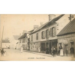 60 LEVIGNEN. Vins Tabac sur Rue d'En-Haut 1919