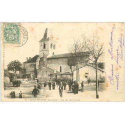 16 SAINT-SEVERIN. Le Jeu de Quilles vers 1903. Collection Geandreau