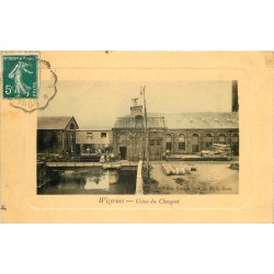 62 WIZERNES. Usine du Chocquet Papeterie vers 1910