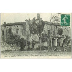 carte postale ancienne 16 VIBRAC. Le Château 1910 près Chateauneuf-sur-Charente