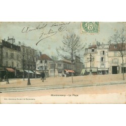 95 MONTMORENCY. La Place Pharmacie, Bazar et Café 1905