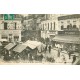 76 GOURNAY-EN-BRAY. Rue Notre-Dame, son Marché, Hôtel du Nord et Café de la Bourse 1910