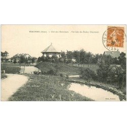 carte postale ancienne 02 TERGNIER. Buttes Chaumont Cité des Cheminots 1928