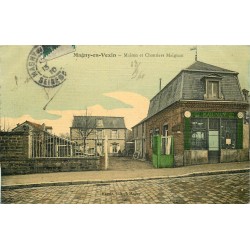 95 MAGNY-EN-VEXIN. Maison et Chantiers Maignan 1910