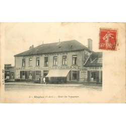 62 ETAPLES. Café Hôtel Restaurant des Voyageurs 1909