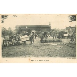 64 PAU. Le Marché au Bois vers 1900