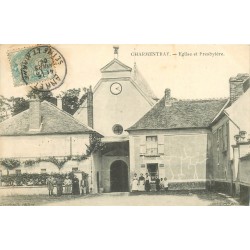 77 CHARMENTRAY. Eglise et Presbytère 1906