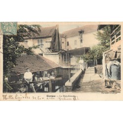 95 GARGES. Le Lavoir Blanchisserie bien animée 1906