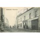 95 GOUSSAINVILLE. Rue du Pont avec Militaires devant Epicerie 1917