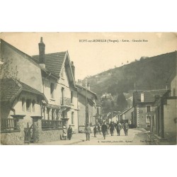 88 RUPT-SUR-MOSELLE. Lette Grande Rue 1918 avec militaires et Docks Saint-Georges