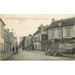 95 SOISY-SOUS-MONTMORENCY. Epicerie et camion anciens rue du Chemin-Vert